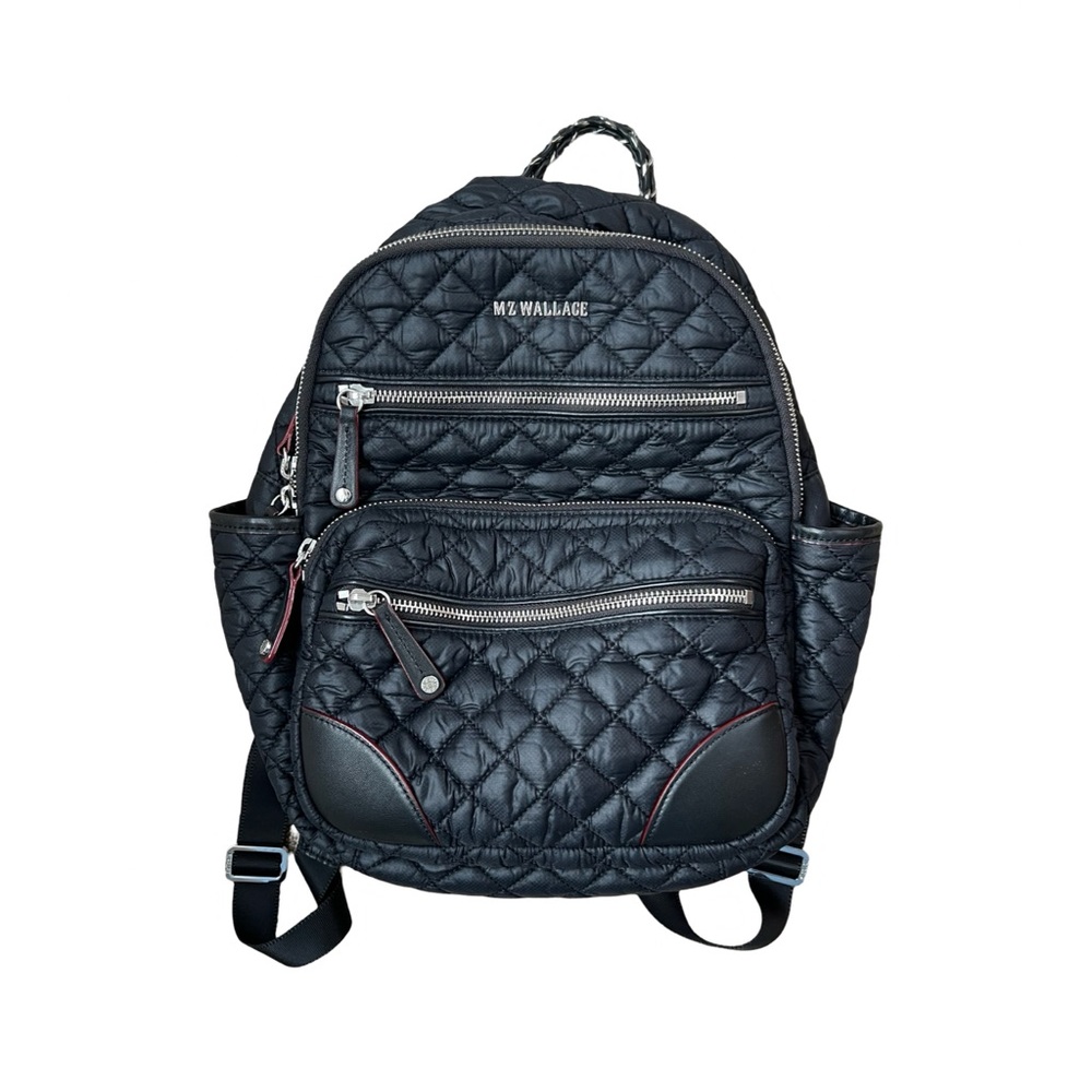 MZ Wallace Small Crosby Backpack w/leather corners
